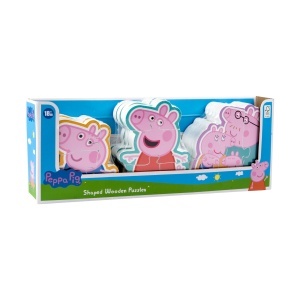 Peppa Pig puzzle lemn forme