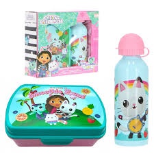 Set lunch (cutie sandwich+sticla de apa) 500ml Gabby's dollhouse