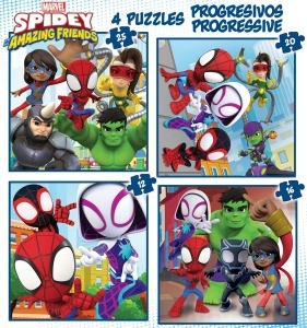 19295 Puzzle progresiv Spidey&friends - Img 2