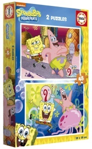 19388 Puzzle 2x48 piese Sponge Bob - Img 2
