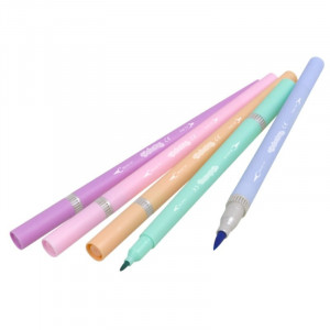Carioca 2 in 1 pastel cu varf pensula Colorino - Img 2