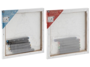 CR8041 Xmas canvas cu 6 markere - Img 2