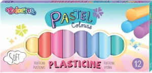 Plastelina 12 culori pastel Colorino - Img 2