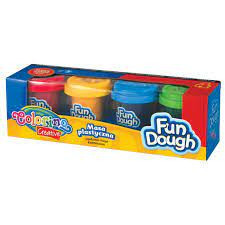Plastelina fun dough 4/set Colorino