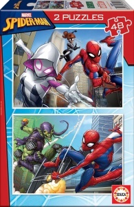 18099 Puzzle 2x48 piese Spiderman