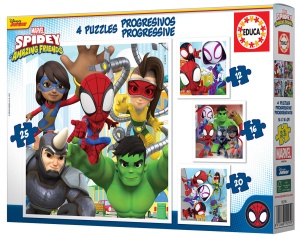 19295 Puzzle progresiv Spidey&friends - Img 3