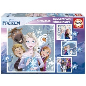 19735 4 Puzzle progresiv Frozen