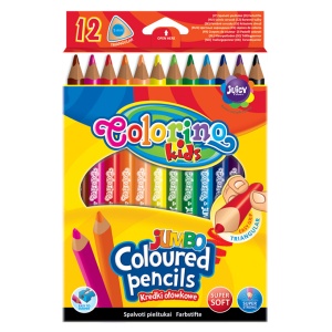 Creioane colorate jumbo 12 cul.Colorino - Img 2