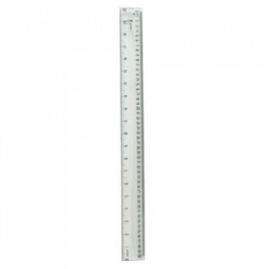 Rigla 50cm transparenta - Img 1