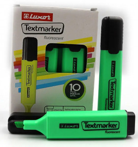 Text marker verde Luxor - Img 1