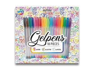 150025 SET 18 PIXURI CU GEL NEON/GLITTER/PASTEL