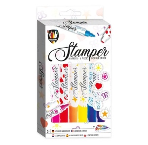 150093 Set 6 markere cu stampile - Img 2