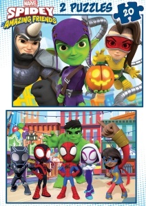 19296 Puzzle 2x20 piese Spidey&friends - Img 2