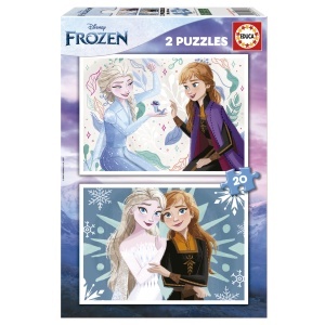 19736 Puzzle 2x20 piese Frozen