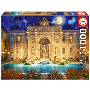 19923 Puzzle 1000 piese Fantana Trevi, Roma