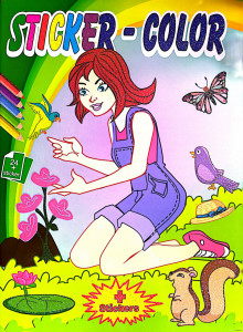 CARTE COLORAT STICKER-COLOR 24 PAGINI - Img 1