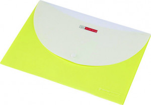 Mapa plastic cu buton color/transparenta Panta Plast