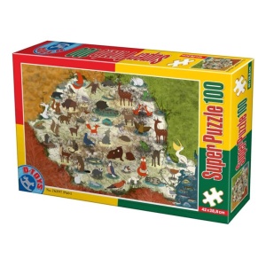Puzzle 100 animale din Romania