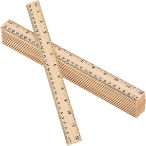 Rigla 30 cm lemn