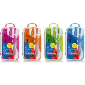 Trusa geometrie 10 pcs Colorino - Img 5