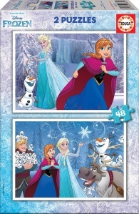 16852 Puzzle 2x48 piese Frozen