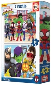 19296 Puzzle 2x20 piese Spidey&friends - Img 3