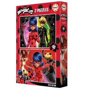 19968 Puzzle 2x48 piese Lady bug - Img 3