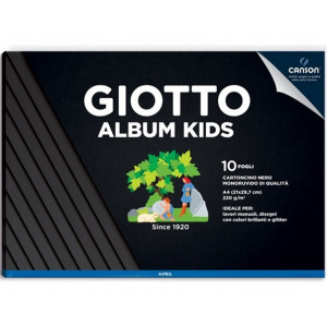 Bloc de desen negru by Canson A4 220gr Giotto-10 coli - Img 1