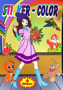 CARTE COLORAT STICKER-COLOR 24 PAGINI - Img 2