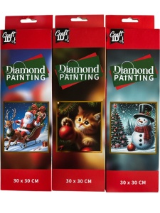 CR8011 Diamond painting 30*30 cm Craciun