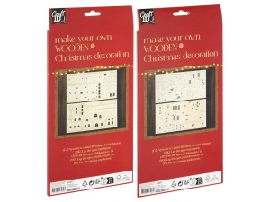 CR8040 Xmas decoratiune din lemn - Img 2