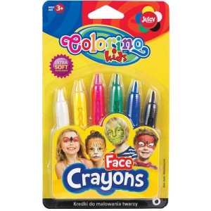 Creioane colorate pentru fata 6 cul. Colorino - Img 2