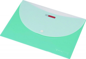 Mapa plastic cu buton color/transparenta Panta Plast - Img 3