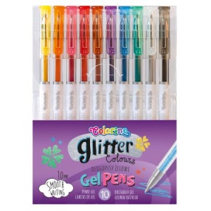 Pix cu gel cu sclipici 10/set Colorino - Img 2