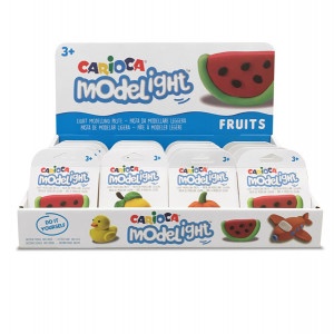 PLASTELINA MODELIGHT FRUITS 16/SET