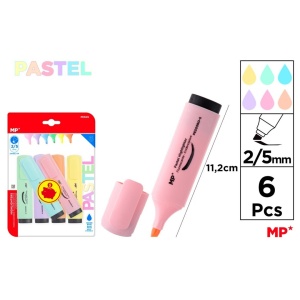 Set 6 evidentiatoare pastel - Img 2