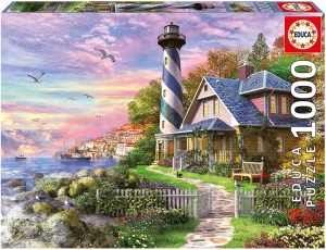 17740 Puzzle 1000 piese farul de la Rock Bay