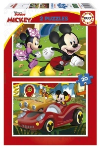 19311 Puzzle 2x20 piese Mickey