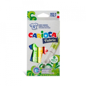 Marker pentru textile Carioca 6/set - Img 2