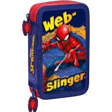 Penar Spiderman 2 fermoare Echipat, 14x20x5cm - Img 1