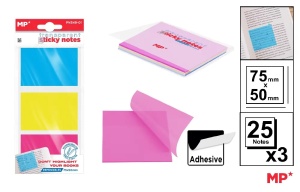 PN349-01 Notes adeziv transparent 75*50 mm