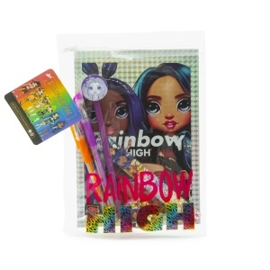 Rainbow High set notebook