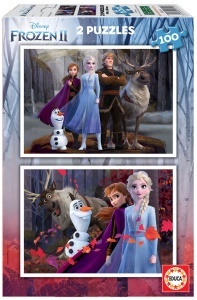 18111 Puzzle 2x100 piese Frozen