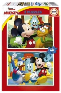 19312 Puzzle 2x48 piese Mickey