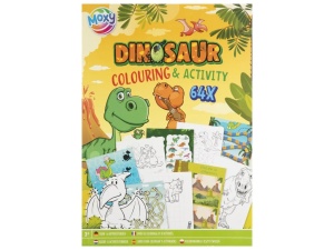 CARTE COLORAT A4-ACTIVITATI-DINO 64 PAG
