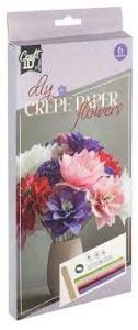 CR1730 Set creatie flori din hartie creponata