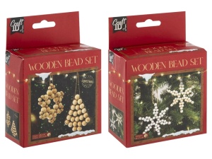 CR8036 Xmas set margele din lemn