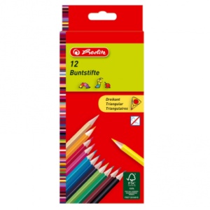 Creioane colorate 12 culori Herlitz