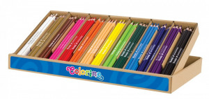 Set creioane colorate 168 culori Colorino - Img 2