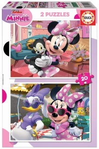 19297 Puzzle 2x20 piese Minnie
